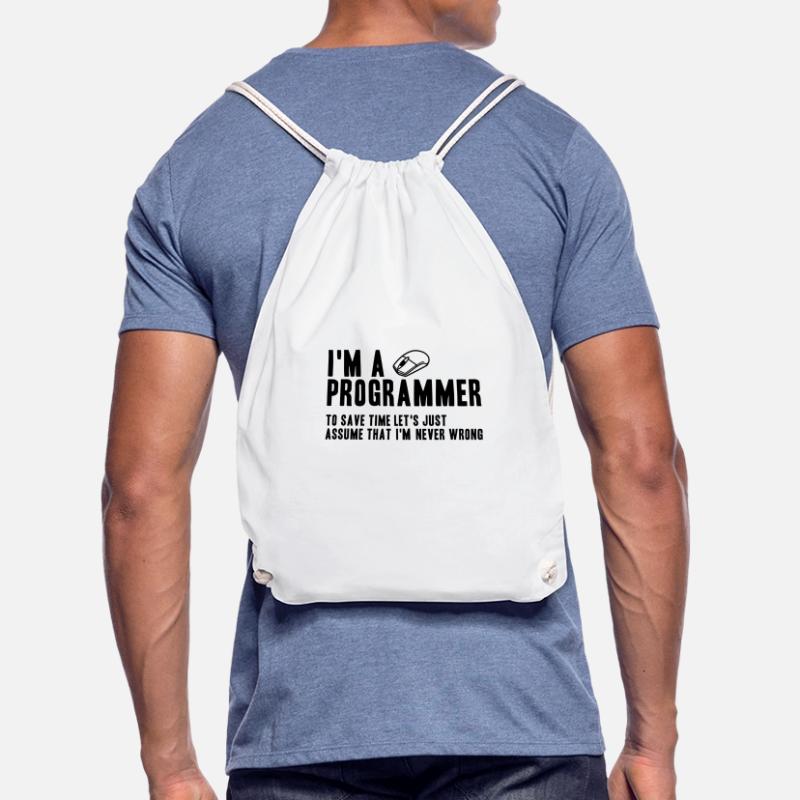 Geschenk für Programmierer Coding Programmer Turnbeutel