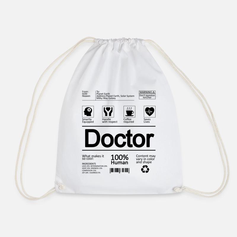 Doctor Arzt Geschenk - Turnbeutel - Weiß