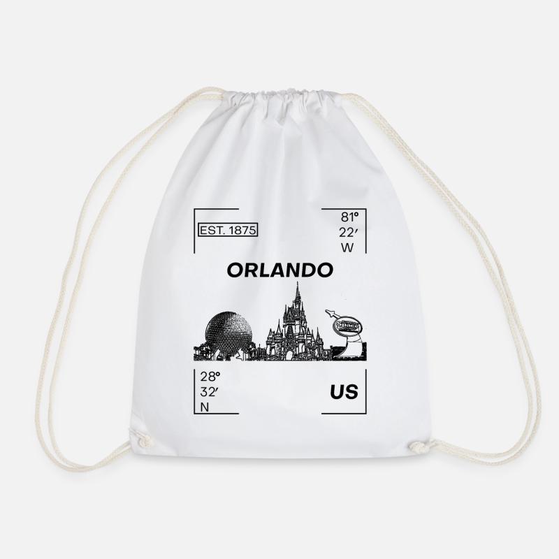 Orlando Florida - Turnbeutel - Weiß