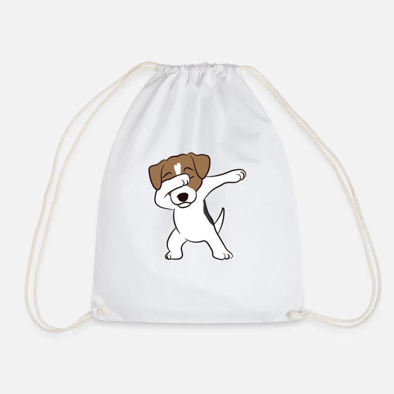 Dabbing Jack Russell Terrier Dabbing Jack Russell - Turnbeutel - Weiß