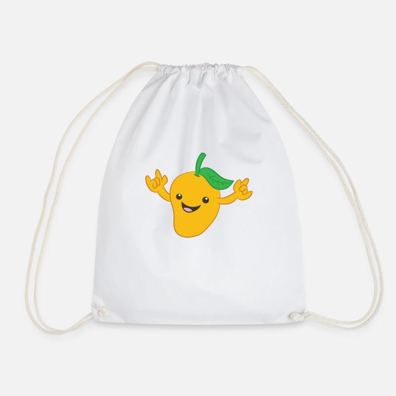 Mango Frucht Tanzen Liebe Mangos - Turnbeutel - Weiß