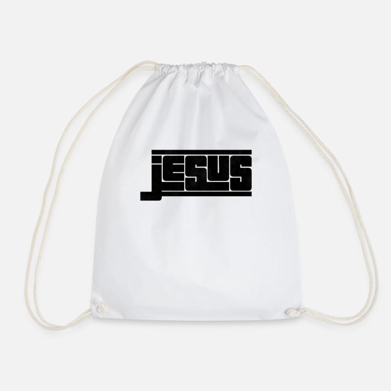 Jesus & Christlicher Glauben - Turnbeutel - Weiß