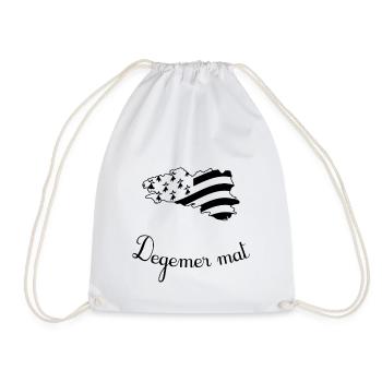 Degemer mat - Sac de sport léger - blanc - Devant