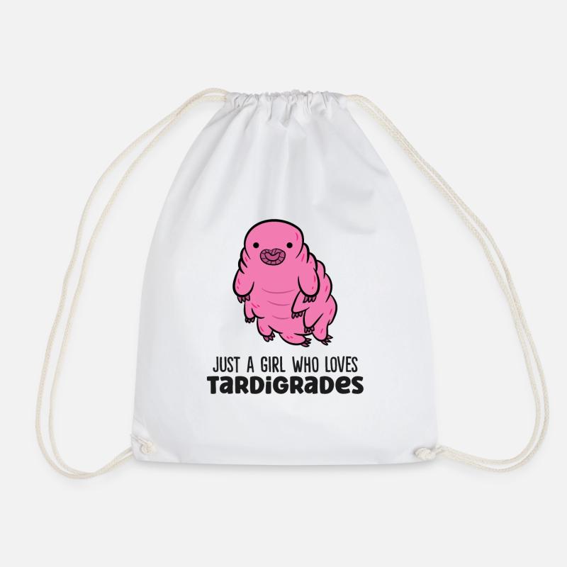 Nur ein Junge, der Tardigraden liebt Wasserbär - Turnbeutel - Weiß