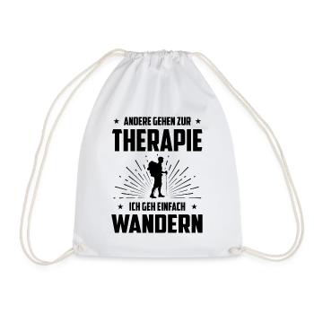 Andere Gehen zur Therapie Ich Gen Einfach Wandern - Turnbeutel - Weiß - Vorne