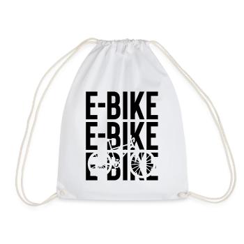Vélo électrique - - Sac de sport léger - blanc - Devant