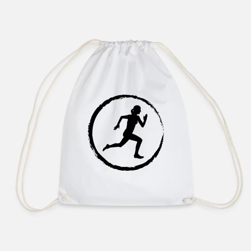 Corrik et la course à pied - - Sac de sport léger - blanc