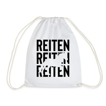 REITEN - - Turnbeutel - Weiß - Vorne