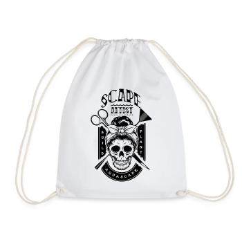 Frauen Aquascaping Tattoo Stil Aquascaper - Turnbeutel - Weiß - Vorne