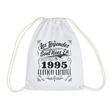 Les Légendes Sont Nés En 1995 | Cadeau - Sac de sport léger - blanc - Devant