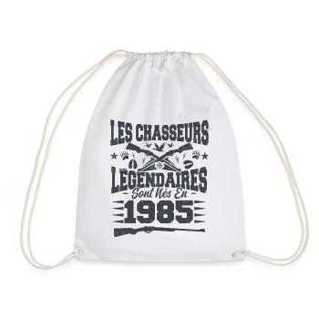 Chasseur légendaire nées en 1985 anniversaire - Sac de sport léger - blanc - Devant
