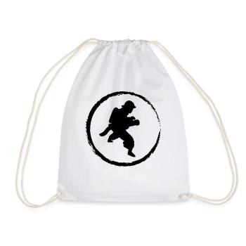 Circle and Fire Brigader - - Drawstring Bag - white - Front