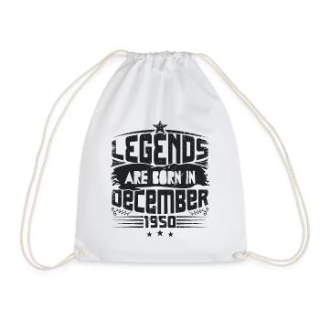 Legends Are Born In December 1950 - Sac de sport léger - blanc - Devant