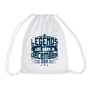 Legends Are Born In December 2011 - Sac de sport léger - blanc - Devant