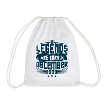 Legends Are Born In December 1999 - Sac de sport léger - blanc - Devant
