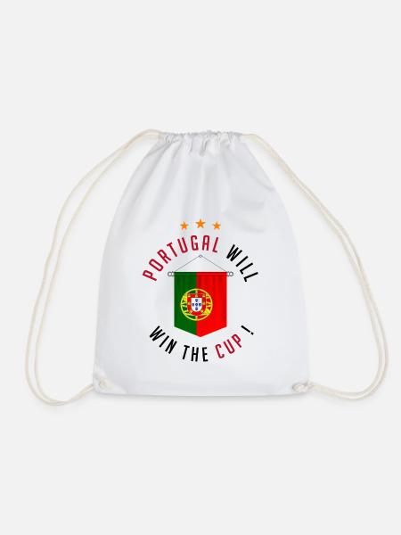 Portugal wird den Pokal gewinnen! - Turnbeutel - Weiß