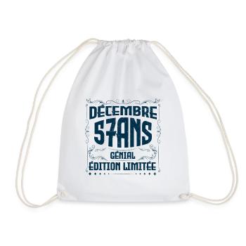 DÉCEMBRE 47 Ans | Édition limitée - Sac de sport léger - blanc - Devant