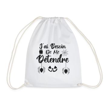 J’ai besoin de me détendre - Sac de sport léger - blanc - Devant