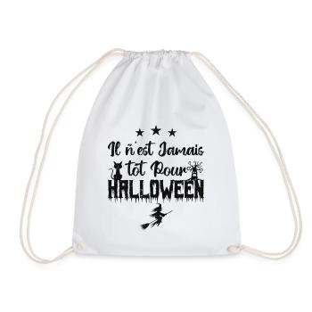 Il n’est jamais tôt pour Halloween - Sac de sport léger - blanc - Devant