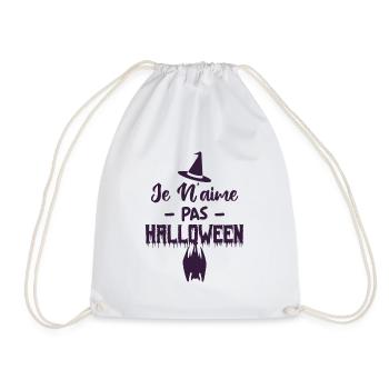 Je n’aime pas Halloween - Sac de sport léger - blanc - Devant