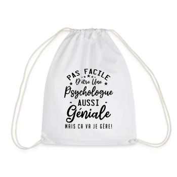 Psychologue - Sac de sport léger - blanc - Devant