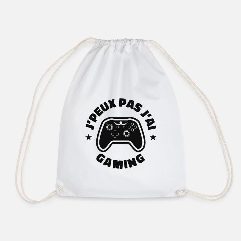J'peux Pas J'ai Gaming - Sac de sport léger - blanc