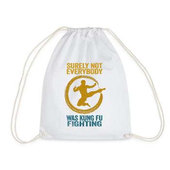 Surely Not Everyone Has Struggled With Kung Fu - Drawstring Bag - white - Front