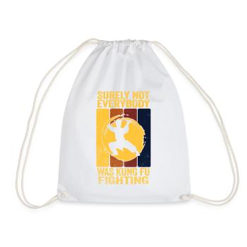 Surely Not Everyone Has Struggled With Kung Fu - Drawstring Bag - white - Front