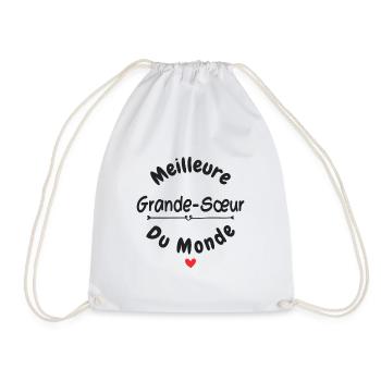 Meilleure grande sœur - Sac de sport léger - blanc - Devant