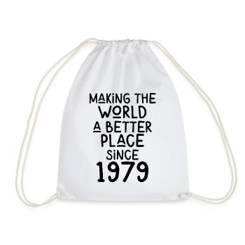 Making the World a better place since 1979 - Turnbeutel - Weiß - Vorne