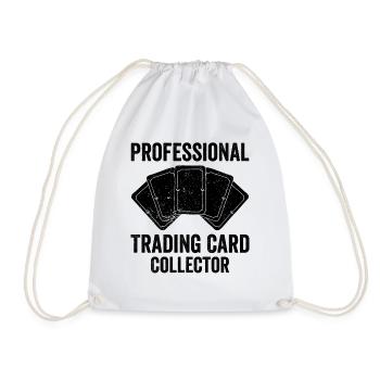 Funny Trading Card Game TCG - Drawstring Bag - white - Front