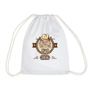 2015 | Cadeau D'anniversaire | Amoureux Du Chat - Sac de sport léger - blanc - Devant