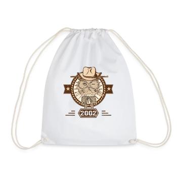 2002 | Cadeau D'anniversaire | Amoureux Du Chat - Sac de sport léger - blanc - Devant