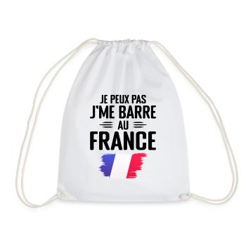 Je Peux Pas J'me Barre Au France - Sac de sport léger - blanc - Devant