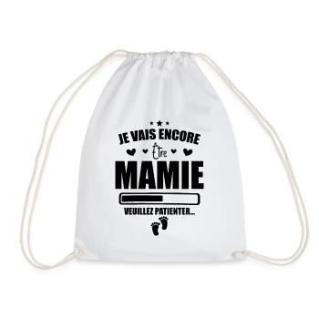 Je Vais Encore être Mamie - Bientôt Mamie - Sac de sport léger - blanc - Devant