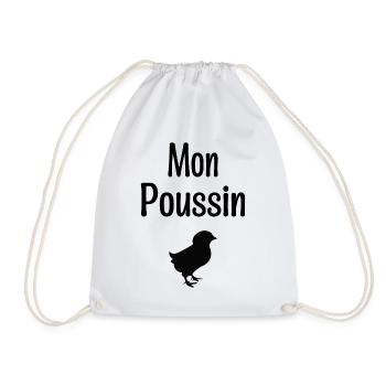 Mon Poussin, Bébé, Naissance, Amour, Famille - Sac de sport léger - blanc - Devant