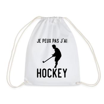 Hockey - Je Peux Pas J'ai Hockey Hockeyeur - Sac de sport léger - blanc - Devant