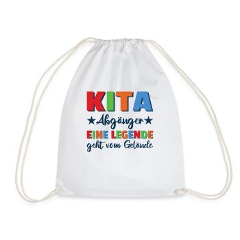 Kindergarten Farewell Hello School, I'm ready! - Drawstring Bag - white - Front