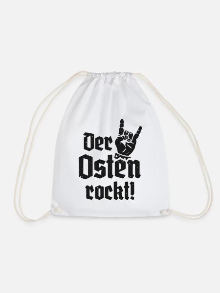 Der Osten rockt Ostdeutschland - Turnbeutel - Weiß