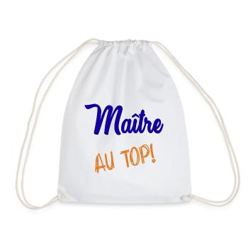 MASTER - Drawstring Bag - white - Front