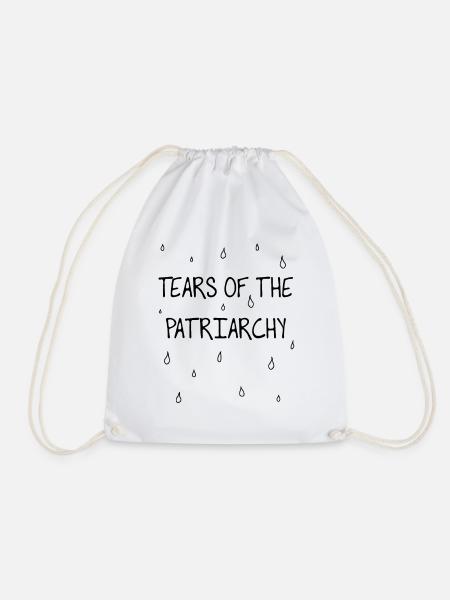 Lustiges Feminismus Geschenk - Turnbeutel - Weiß