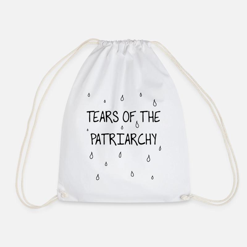 Lustiges Feminismus Geschenk - Turnbeutel - Weiß