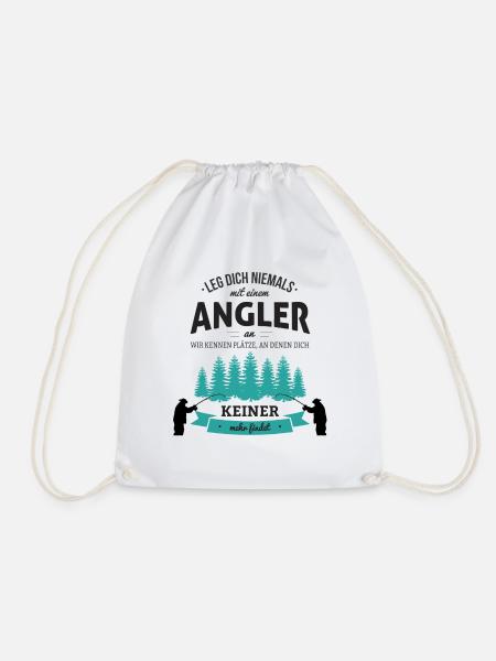 Angler - Turnbeutel - Weiß