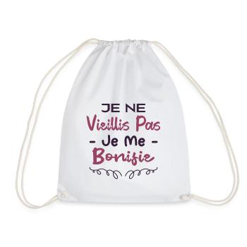 Je ne vieillis pas cadeau - Sac de sport léger - blanc - Devant
