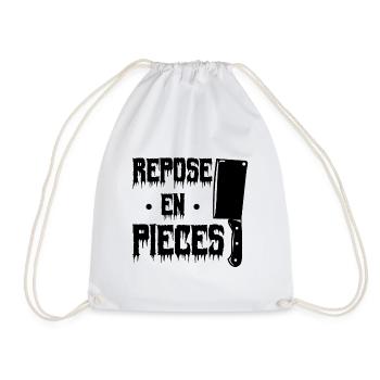 cadeau Halloween humour repose en pieces Halloween - Sac de sport léger - blanc - Devant