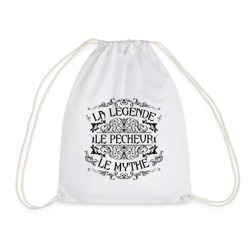Pêcheur | la légende Pêcheur le mythe - Sac de sport léger - blanc - Devant