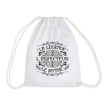 Inspecteur | la légende Inspecteur le mythe - Sac de sport léger - blanc - Devant