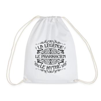 Pharmacien | la légende Pharmacien le mythe - Sac de sport léger - blanc - Devant