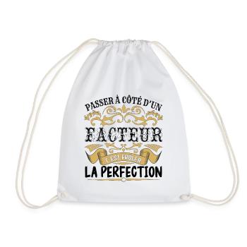 Facteur | le Meilleur cadeau Facteur - Sac de sport léger - blanc - Devant