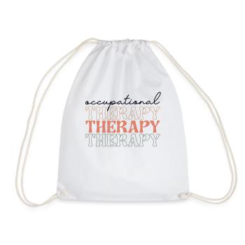 Motivate Occupational Therapy Speech OT School - Drawstring Bag - white - Front